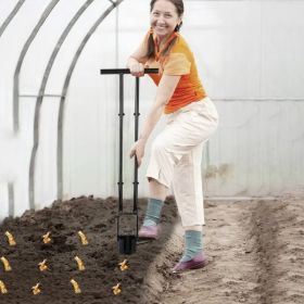 Ergonomic Long Handle Bulb Planter, 5-in-1 Multifunctional Garden Planting Tool for Effortless No-Bend Digging (Option: as pic)