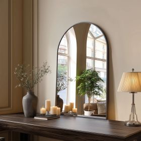 Bathroom Wall Mirror, Metal Frame Vanity Mirror for Bedroom, Entryway, Living Room (Color: BLACK, size: 30"L x 20"W)