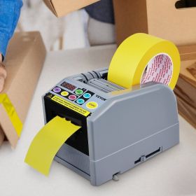Automatic Tape Dispenser Adhesive Electric Tape Cutter Packaging Machine Tape Cutting Machine 6-60mm Tape Width (Option: Grey)